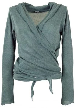 Guru Shop - Damen Strickpullover - Taubenblau