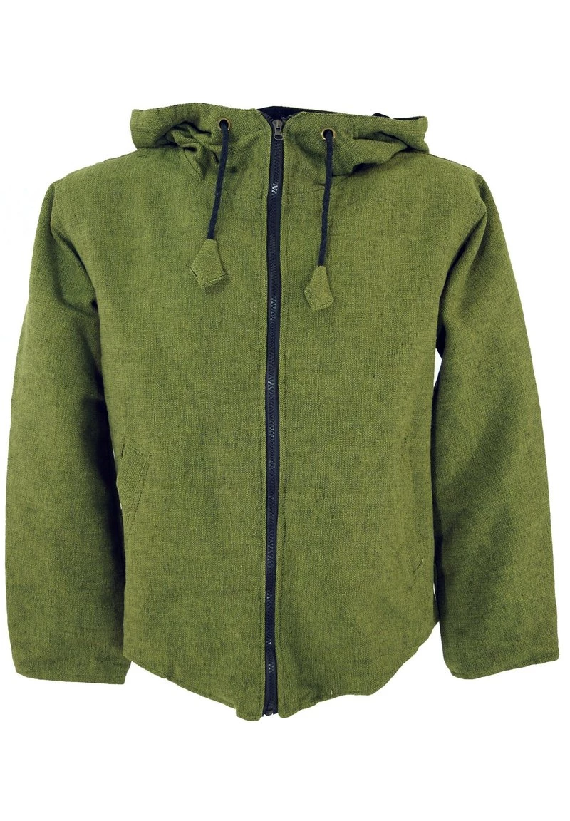 Guru Shop FLOWER OF LIFE - Leichte Jacke - Olivgreen - Herren 3 Guru Shop FLOWER OF LIFE - Leichte Jacke - Olivgreen - Herren