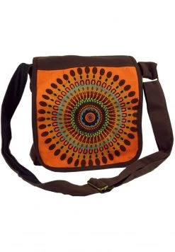 Guru Shop Umhängetasche - Braun/orange - Unisex