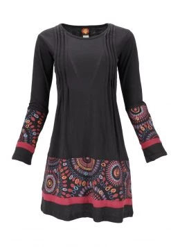 Guru Shop Freizeitkleid - Schwarz Bordeauxrot - Damen -Fenty Beauty || Guru Shop Verkäufe 1fd4d15794a7455eb3c9124c5f31f69f