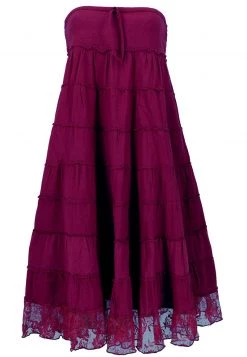 Guru Shop - Damen Maxirock - Bordeauxrot -Fenty Beauty || Guru Shop Verkäufe 27e664d6f4ce4959900667fdd25d6ba0