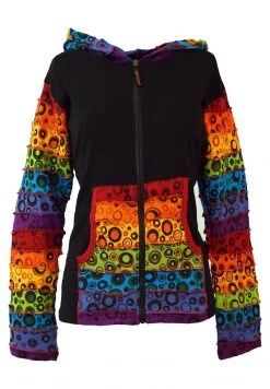 Guru Shop - Damen GOA - Sweatjacke - Schwarz -Fenty Beauty || Guru Shop Verkäufe 2def16f8073e4553b3c516272597ffa1