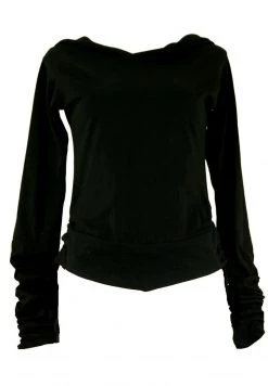 Guru Shop Kapuzenpullover - Schwarz - Damen