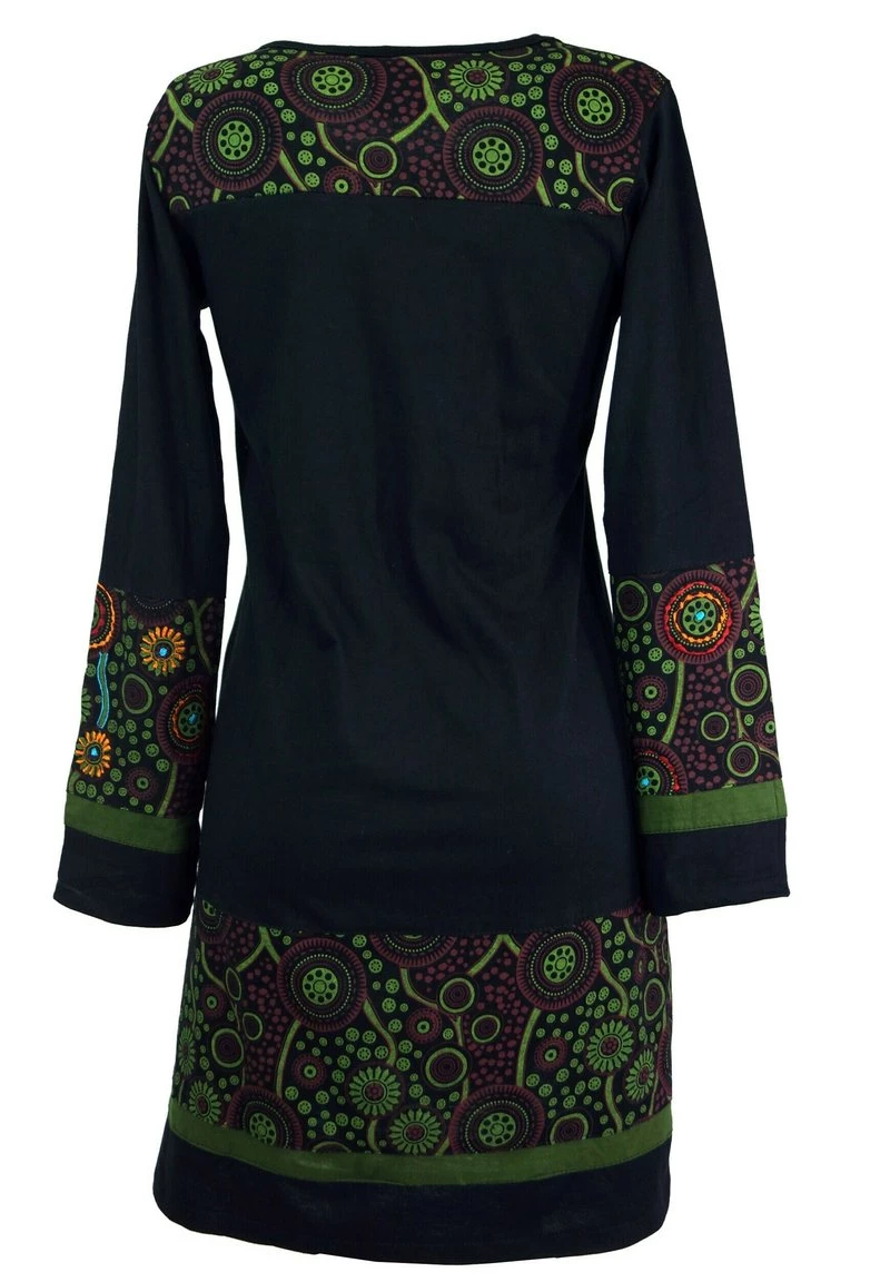 Guru Shop - Damen Freizeitkleid - Black 4 Guru Shop - Damen Freizeitkleid - Black – Bild 2