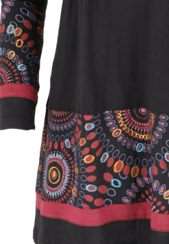 Guru Shop Freizeitkleid - Schwarz Bordeauxrot - Damen -Fenty Beauty || Guru Shop Verkäufe 42c08127b0e44091b6def50478f009fc