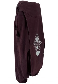 Guru Shop - Damen AFGHANI - Stoffhose - Dunkelbraun -Fenty Beauty || Guru Shop Verkäufe 494148d79931481ea8eb85349a8f8192