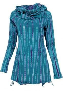 Guru Shop - Damen Kapuzenpullover - T�rkisblau/batik -Fenty Beauty || Guru Shop Verkäufe 4f742e10989c4ce49171aafd4031d48a