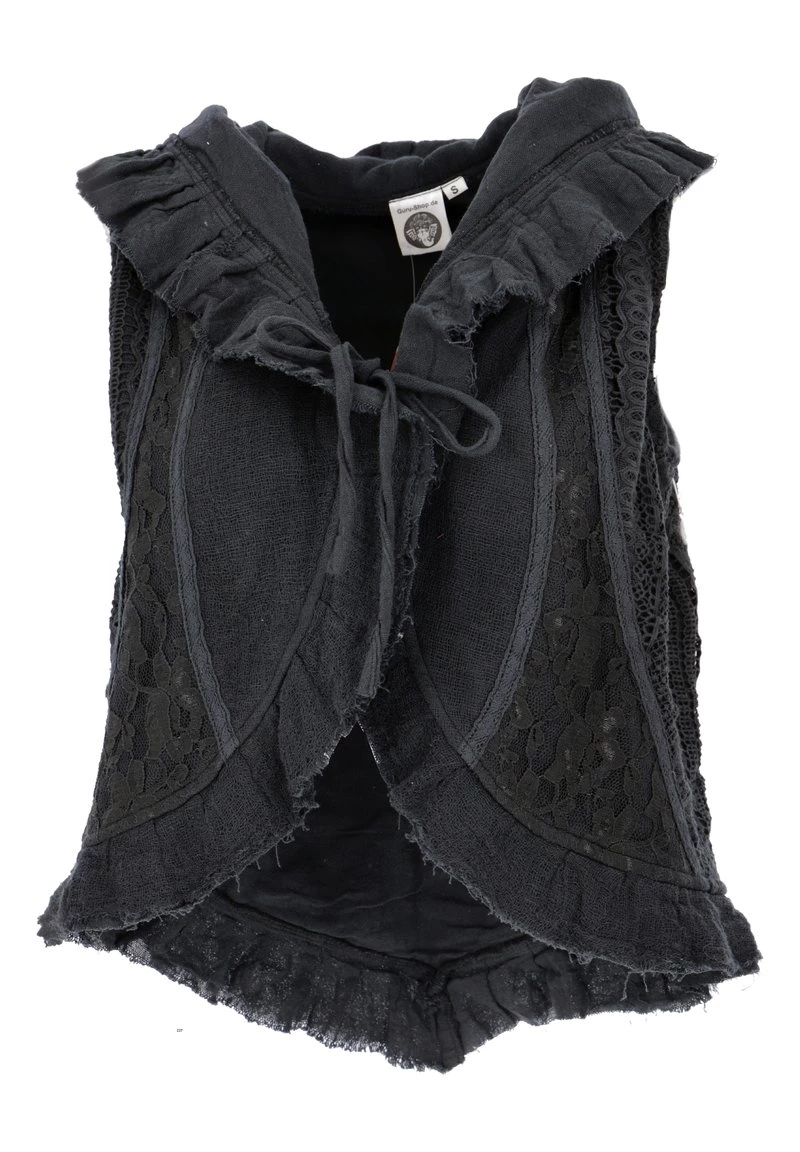 Guru Shop - Damen Weste - Schwarz 3 Guru Shop - Damen Weste - Schwarz