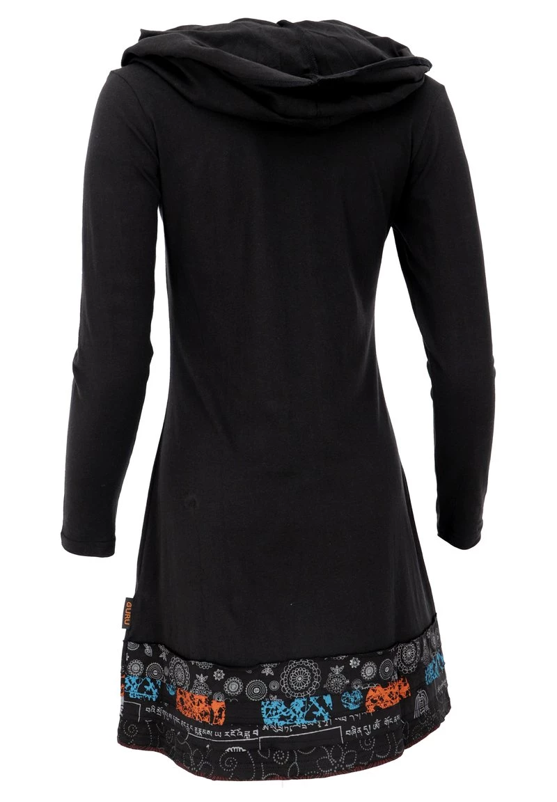 Guru Shop BOHO PATCHWORK - Strickkleid - Schwarz - Damen 4 Guru Shop BOHO PATCHWORK - Strickkleid - Schwarz - Damen – Bild 2