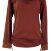 Guru Shop - Damen Langarmshirt - Dattelbraun/rostorange -Fenty Beauty || Guru Shop Verkäufe 5add7f1089c3472cbe73309f15a2c1b9