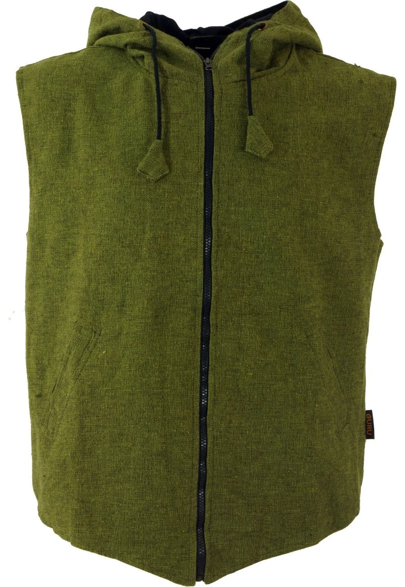 Guru Shop FLOWER OF LIFE - Weste - Gr�n - Herren 3 Guru Shop FLOWER OF LIFE - Weste - Gr�n - Herren