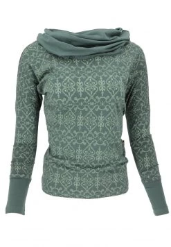 Guru Shop LOCKERES - Kapuzenpullover - Farngrn - Damen