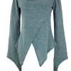 Guru Shop - Damen MIT SCHALKRAGEN - Strickpullover - Taubenblau -Fenty Beauty || Guru Shop Verkäufe 75265aa2095247759d50f13fbc97c36e