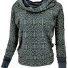 Guru Shop LOCKERES - Kapuzenpullover - Kadmiumgrn/aqua - Damen