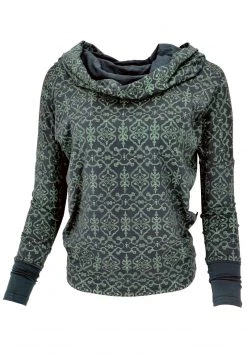 Guru Shop LOCKERES - Kapuzenpullover - Kadmiumgrn/aqua - Damen
