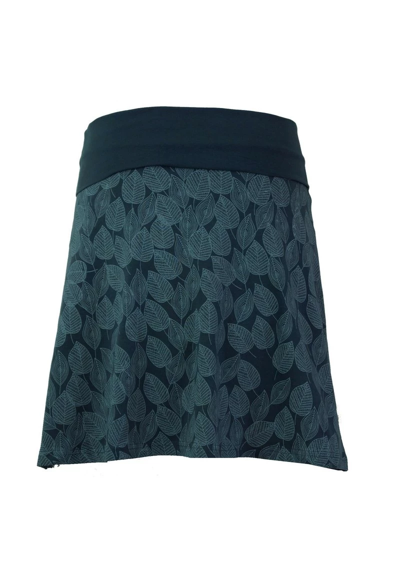 Guru Shop BOHO TELLERROCK HERBSTLAUB PRINT ORG - A-Linien-Rock - Orion Blue - Damen 4 Guru Shop BOHO TELLERROCK HERBSTLAUB PRINT ORG - A-Linien-Rock - Orion Blue - Damen – Bild 2