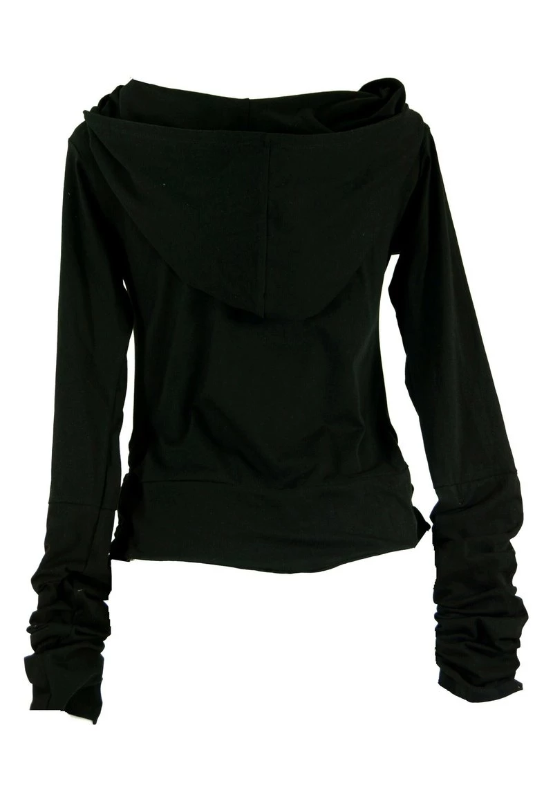 Guru Shop Kapuzenpullover - Schwarz - Damen 4 Guru Shop Kapuzenpullover - Schwarz - Damen – Bild 2