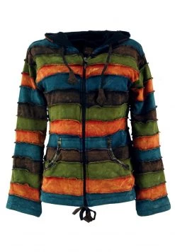 Guru Shop - Damen Übergangsjacke - Green/orange/blue