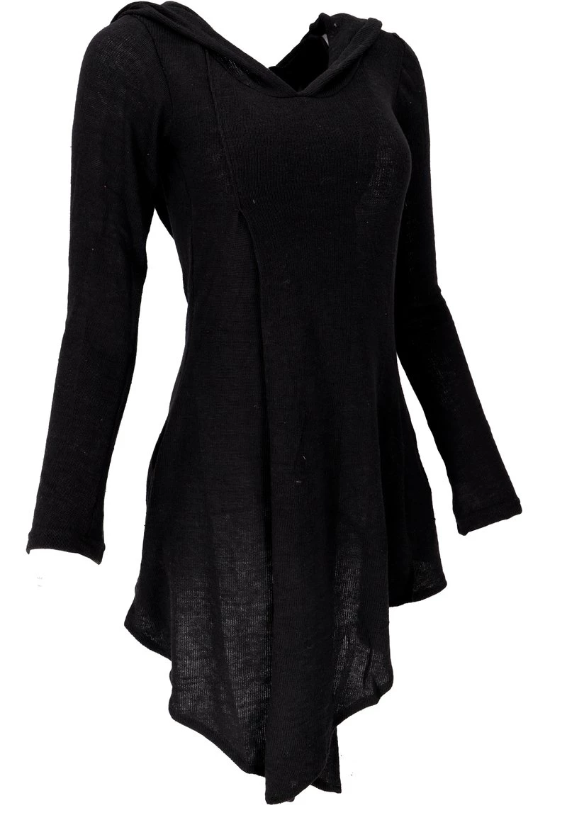 Guru Shop - Damen Strickkleid - Black 5 Guru Shop - Damen Strickkleid - Black – Bild 3