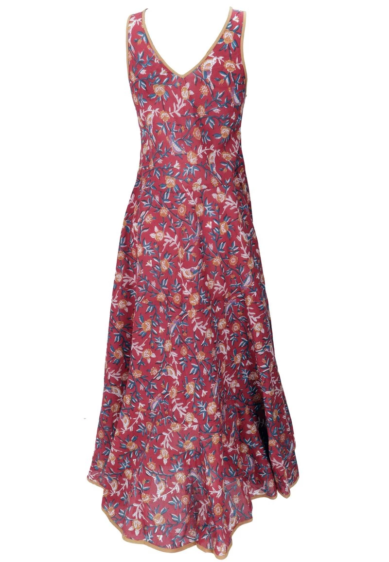 Guru Shop Maxikleid - Rot - Damen 4 Guru Shop Maxikleid - Rot - Damen – Bild 2