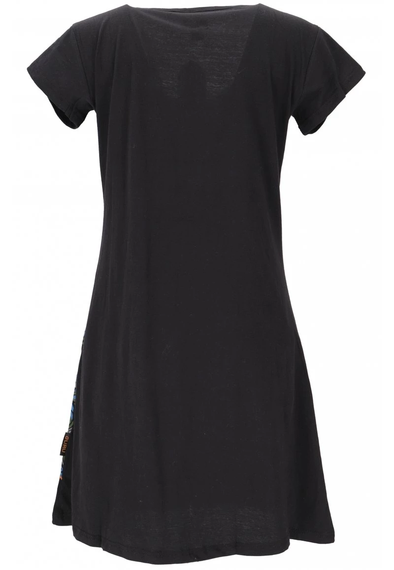 Guru Shop HIPPIE BOHO CHIC MANDALA - Jerseykleid - Schwarz - Damen 4 Guru Shop HIPPIE BOHO CHIC MANDALA - Jerseykleid - Schwarz - Damen – Bild 2