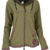 Guru Shop - Damen NEPAL ETHNO - Sweatjacke - Olivgr�n -Fenty Beauty || Guru Shop Verkäufe bd2cd6cfa0454f2dac205bc031b4e192
