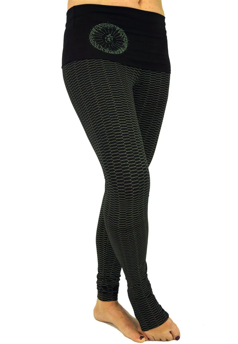 Guru Shop Leggings - Hosen - Schwarz Muster - Damen 3 Guru Shop Leggings - Hosen - Schwarz Muster - Damen