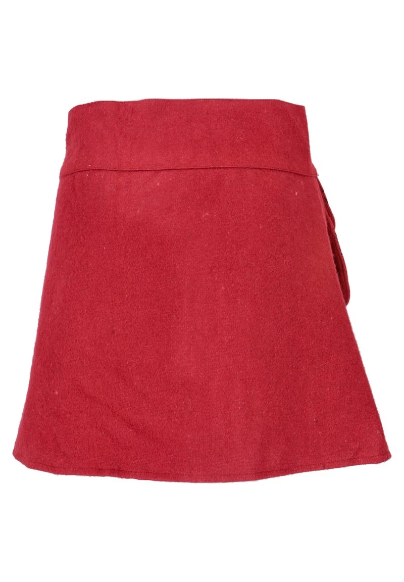 Guru Shop GOA BESTICKTER - Wickelrock - Rot - Damen 4 Guru Shop GOA BESTICKTER - Wickelrock - Rot - Damen – Bild 2