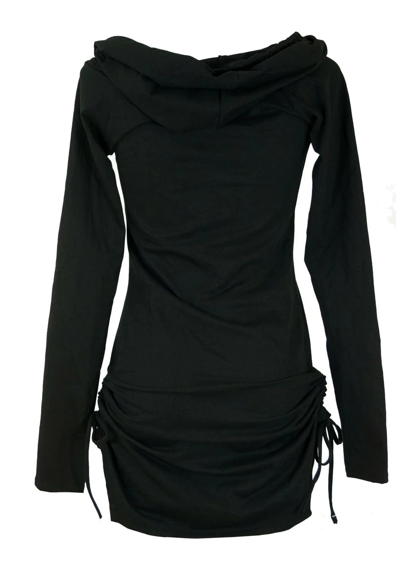 Guru Shop Kapuzenpullover - Schwarz - Damen 4 Guru Shop Kapuzenpullover - Schwarz - Damen – Bild 2