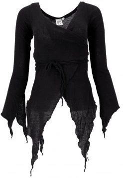 Guru Shop Strickjacke - Schwarz - Damen