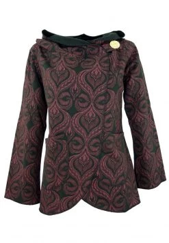 Guru Shop - Damen Leichte Jacke - Schwarz/bordeaurot